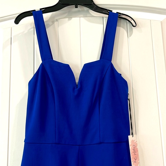 Crystal Sky dressy blue romper size X-Small - Picture 2 of 6